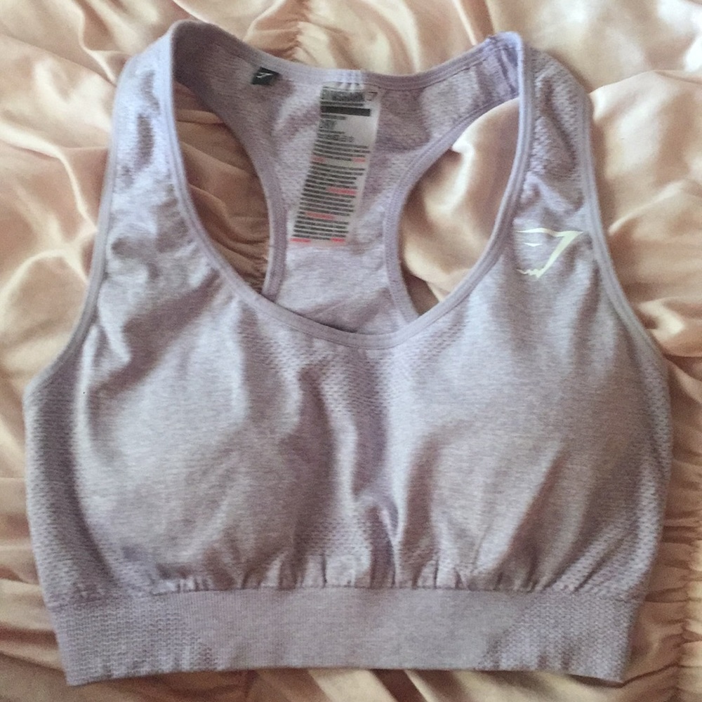 Gymshark lilac Seamless bra